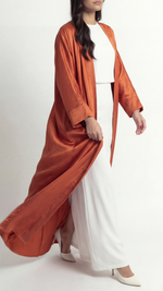 Load image into Gallery viewer, Dune Orange Everyday Abaya
