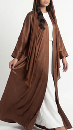 Load image into Gallery viewer, Dune Brown Everyday Abaya
