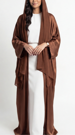 Load image into Gallery viewer, Dune Brown Everyday Abaya
