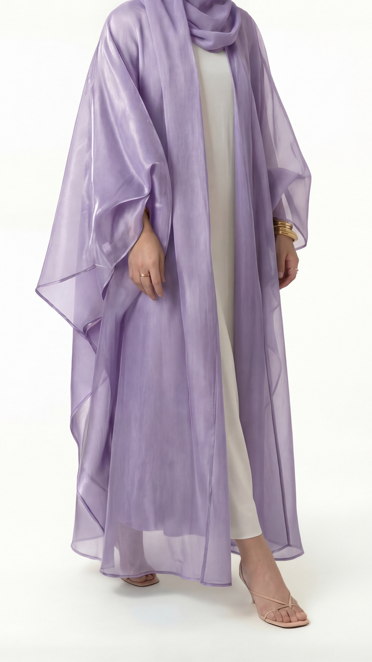 Zara purple abaya