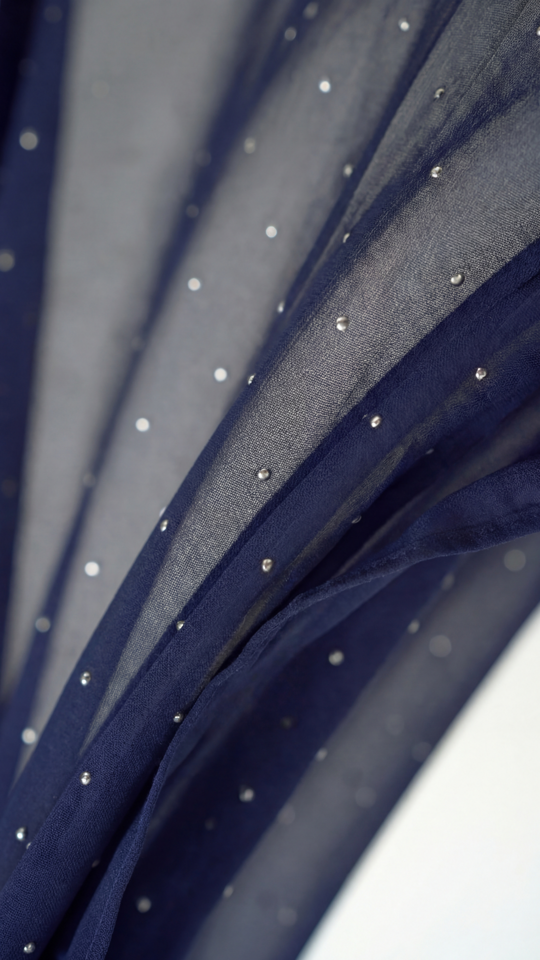 Layali Navy Blue Abaya